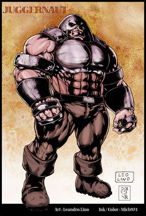 Juggernaut By Mich974 On Deviantart Comic Book Villains Marvel Comic