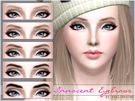 innocent eyebrows the sims 3 catalog
