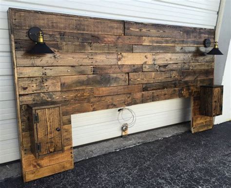 Queen Size Pallet Headboard Plans Archives Pallet Projects