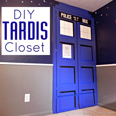 This would be the door that i built for my son back when he was doctor who crazy. TARDIS Closet - Mad in Crafts