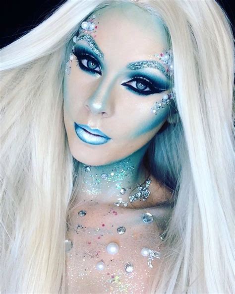 Fantasy Transformations For Halloween With Body Paint Ice Queen