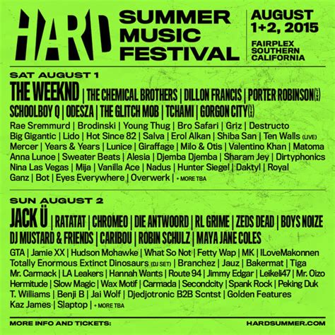 Hard Summer Festival 2015 Anuncia Su Lineup Beatmash Magazine