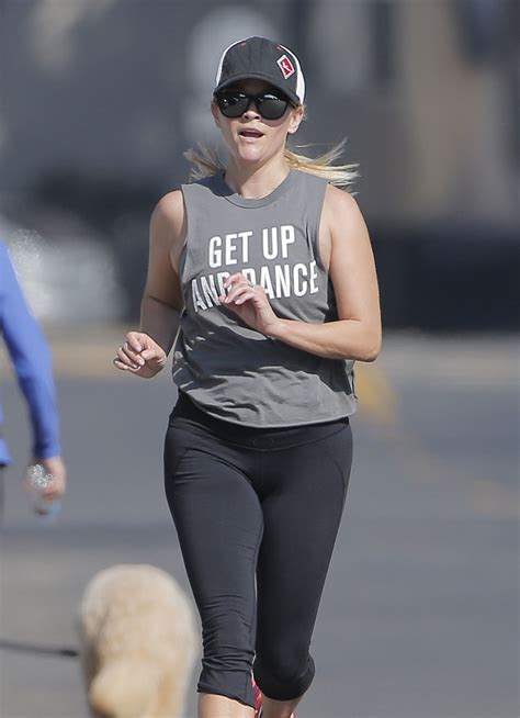 reese witherspoon out jogging in brentwood 08 30 2016 hawtcelebs