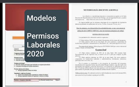 Manual Laboral Manual Permisos Y Licencias Laborales 2020
