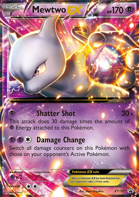 Jetzt kommt die aktion auch nach deutschland. Mewtwo EX - carte Pokémon anglaise XY107 XY Promos