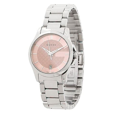 Mua Đồng Hồ Nữ Gucci G Timeless Pink Dial Stainless Steel Ladies Watch