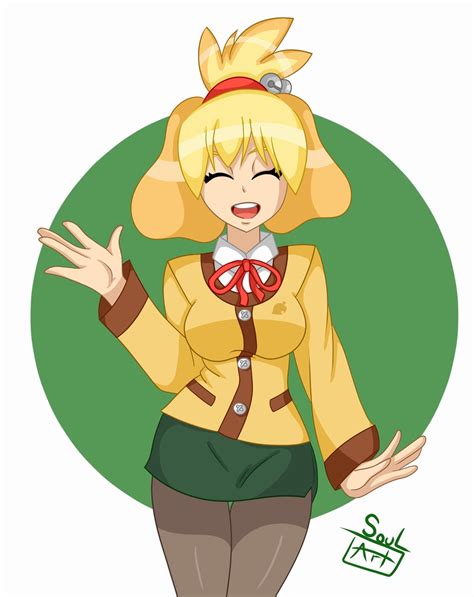 Isabelle Animal Crossing By Soulart45 On Deviantart