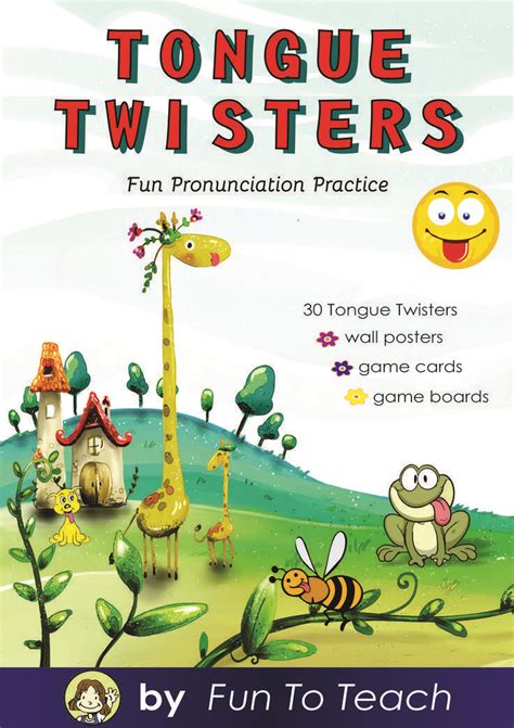 Tongue Twisters Sample Freebie English As A Second Language Teaching