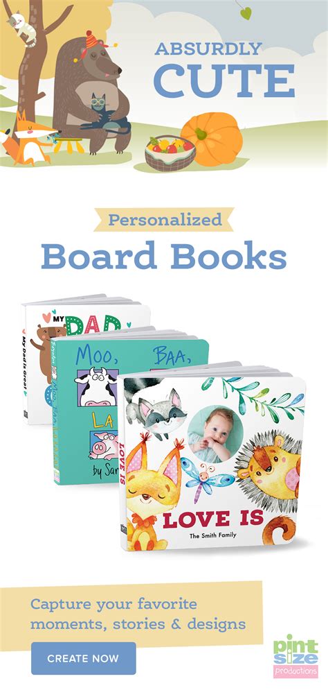 Customizable Board Books Pint Size Productions Board Books