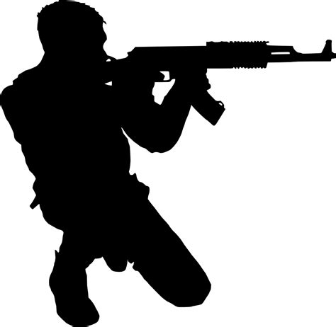 10 Soldier Silhouette Png Transparent