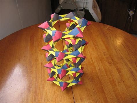 Tomoko Fuse Unit Origami Bird Tetrahedron With Long And Short