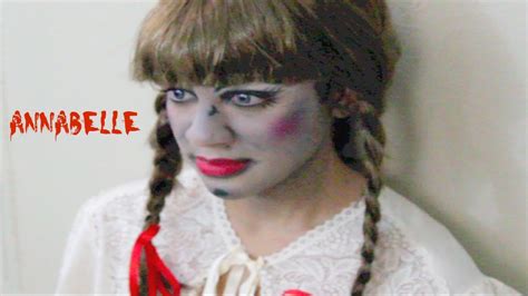 Annabelle Inspired Halloween Makeup Tutorial Youtube
