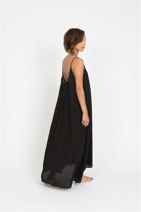 9 Seed Tulum Cover Up In Black Dresses Fashion Backless Dress