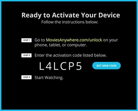Movies anywhere is currently available only in the united states. How do I activate Movies Anywhere on my TV-connected ...