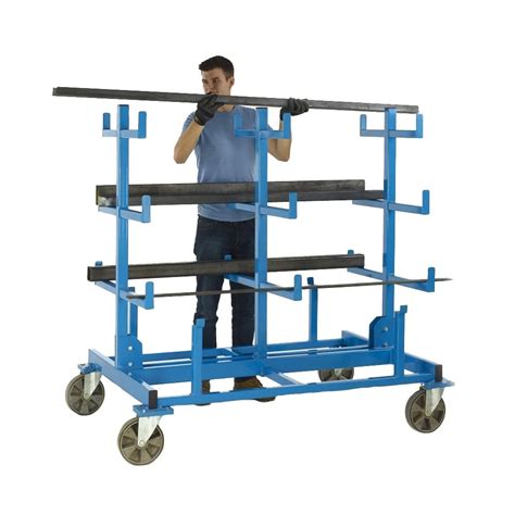 Heavy Duty Mobile Bar Storage Racks Parrs Workplace Products