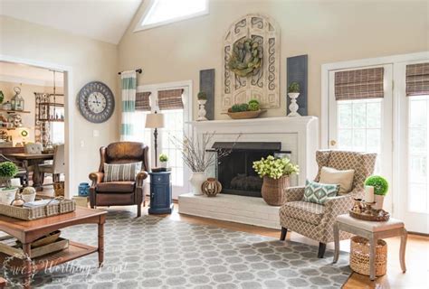 Over 1500 items ship free · your dream nursery · free design services How To Decorate Above A Fireplace In A Two Story Room | Worthing Court