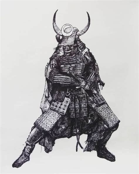 Samurai Armor Japan Culture Japanculture Illustration Art Draw