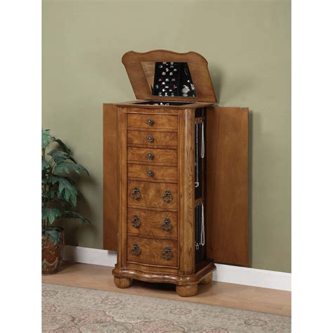 Powell Porter Valley Jewelry Armoire With Mirror And Reviews Wayfair