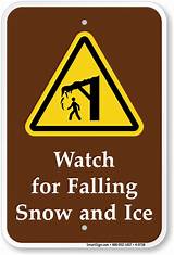 Ice Warning Signs Pictures