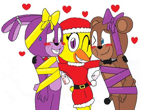 Merry Christmas Chica By Cartoongirls On Deviantart