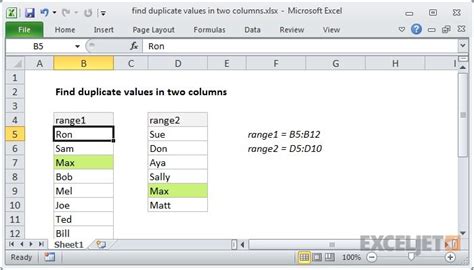 Excel Find Duplicates Mcac Evolutionpilot