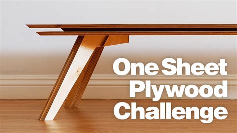 It is made to be a companion to the plans that are available on my website. DIY Coffee Table Using One Sheet of Plywood | Woodworking - YouTube