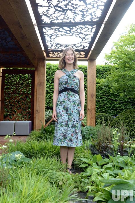 Photo Rosamund Pike At Chelsea Flower Show In London Lon20160523123