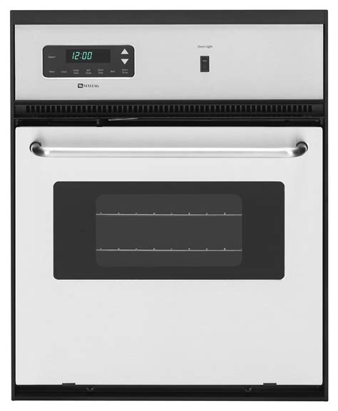 Maytag Cwe4800acs 24 Electric Single Self Clean Wall Oven With