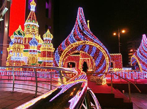 The Project Of New Year Decoration Moscow On Behance