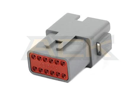 Dt04 12pa B016 Deutsch Dt Series 12 Pin Receptacle Ack