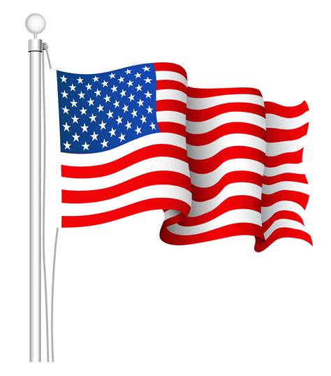Flag Of The United States Clip Art Usa Flag Png Png Download 1855