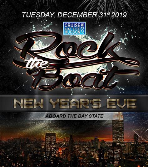 rock the boat nyc new years eve fireworks party cruise statue v yacht cruise pier 40 nyc
