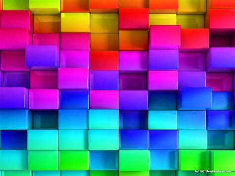 3d Rainbow Powerpoint Template Hd Slide Backgrounds