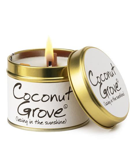 coconut grove scented candle tin the foxy cottage