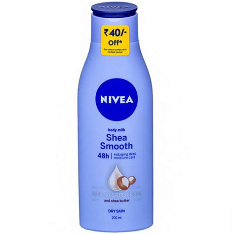 Buy Nivea Shea Smooth Body Milk Dry Skin Body Lotion With Deep Moisture