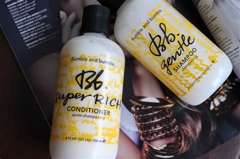 Bumble And Bumble Gentle Shampoo And Super Rich Conditioner Review Dervish Darling Bumble And