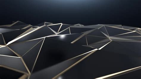 Black And Gold Triangle Background Stock Motion Graphics Motion Array