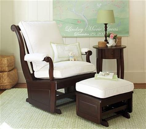 According to the printed catalog as well as a video on the web site, these chairs are supposed to be made in italy. Larkin Glider - Contemporary - Gliders - by Pottery Barn Kids