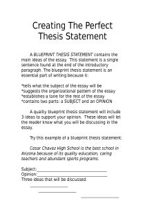 Writing arts thesis takes a lot of time and energy. Creating a thesis statement | Thesis statement, Writing a ...