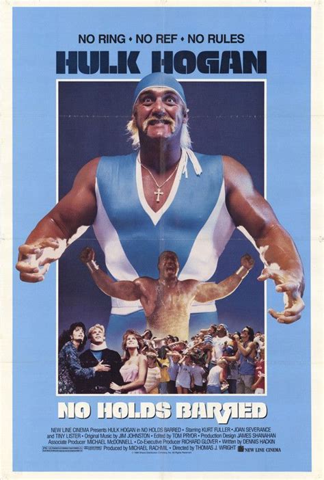 No Holds Barred X Movie Poster Hulk Hogan Sports Movie B