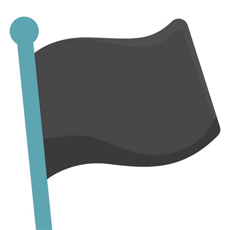 Black Flag Emoji Clipart Free Download Transparent Png Creazilla