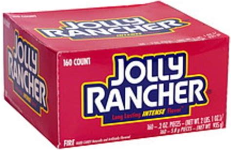 Jolly Rancher Cinnamon Fire Hard Candy 160 Ea Nutrition Information