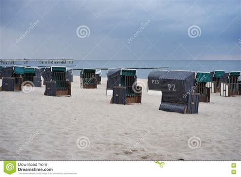 The strandkorb is currently only available in the united states. Typical German Beach Chairs Or Beach Chairs Baskets On The ...