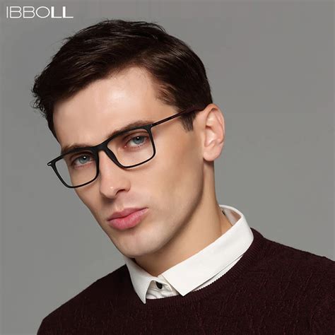 Ibboll Vintage Optical Glasses Frame Mens Clear Eye Glasses Frames For Men Luxury Top Brand