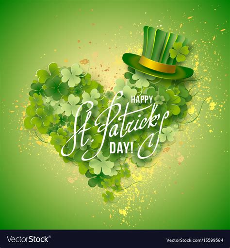 Saint Patricks Day Card Royalty Free Vector Image