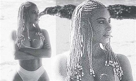 Kim Kardashian Shares New Image From Her Famous Bo Derek Beach Shoot To