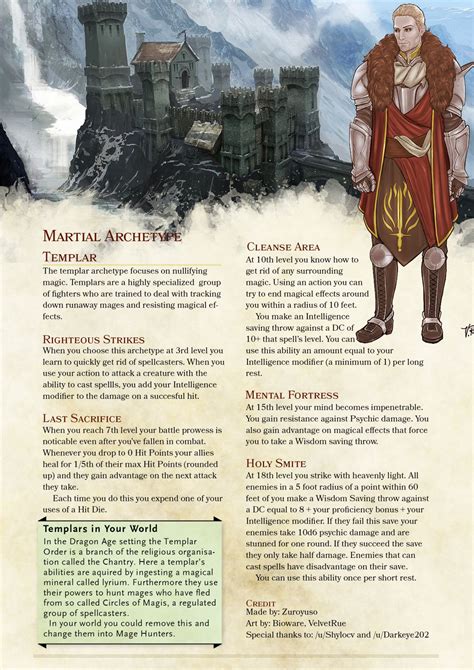 Dnd 5e Homebrew Dungeons And Dragons Classes Dnd 5e Homebrew