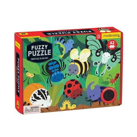 Mudpuppy Beetles And Bugs Fuzzy 42 Premium Puzzles