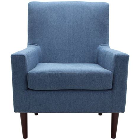 Made in the usa from a sustainable mixture of solid and manufactured wood that comes in a dark. Donham Polyester Lounge Chair | Chair upholstery, Blue ...