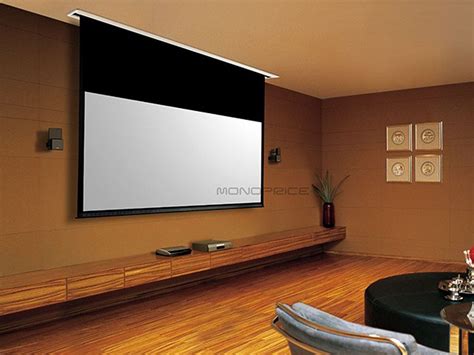 We are unable to ship to ak, hi, pr, us territories and. Monoprice 120in HD White Fabric Ceiling-Recessed Motorized ...